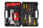 Amio – Κομπρεσέρ Αέρα 12V Διπλού Κυλίνδρου 10BAR 150PSI 60L/min με Μανόμετρο, LED Φακό, Σετ Επισκευής & Βαλιτσάκι για Άμεση Αντιμετώπιση Έκτακτων Αναγκών – 1 Τεμ. (02640/AM) - Image 7