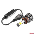 Amio – LED HB3 9005 COB 12/24V 38W 6500K 3800lm Σειρά COB για Ισχυρό Λευκό Φωτισμό & Καθαρή Ορατότητα – 2 Τεμ. (02846/AM) - Image 6