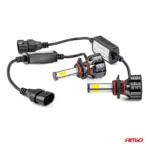 Amio – LED HB3 9005 COB 12/24V 38W 6500K 3800lm Σειρά COB για Ισχυρό Λευκό Φωτισμό & Καθαρή Ορατότητα – 2 Τεμ. (02846/AM) - Image 7