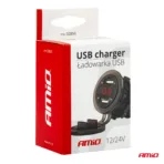 Amio - ΠΡΙΖΑ ΦΟΡΤΙΣΗΣ ΜΕ 2 ΘΥΡΕΣ USB ΨΗΦΙΑΚΟ ΒΟΛΤΟΜΕΤΡΟ ΜΕ ΚΑΠΑΚΙ ΜΑΥΡΗ 12/24V 5V 3.1A MOD-6 -1 ΤΕΜ. (02856/AM) - Image 5