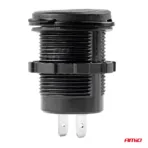 Amio - ΠΡΙΖΑ ΦΟΡΤΙΣΤΗΣ USB + TYPE C QUICK CHARGE 12/24V Φ37mmX51mm MOD-08 - 1 τεμ. (02858/AM) - Image 3