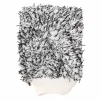 Amio - ΓΑΝΤΙ ΠΛΥΣΙΜΑΤΟΣ ΜΕ ΜΙΚΡΟΙΝΕΣ (MICROFIBER) 25x18cm 600g/sqm ΑΣΠΡΟ/ΜΑΥΡΟ - 1 Τεμ. (02870/AM)