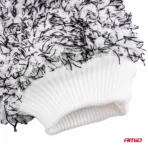Amio - ΓΑΝΤΙ ΠΛΥΣΙΜΑΤΟΣ ΜΕ ΜΙΚΡΟΙΝΕΣ (MICROFIBER) 25x18cm 600g/sqm ΑΣΠΡΟ/ΜΑΥΡΟ - 1 Τεμ. (02870/AM) - Image 2