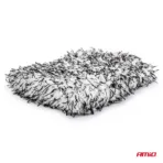 Amio - ΓΑΝΤΙ ΠΛΥΣΙΜΑΤΟΣ ΜΕ ΜΙΚΡΟΙΝΕΣ (MICROFIBER) 25x18cm 600g/sqm ΑΣΠΡΟ/ΜΑΥΡΟ - 1 Τεμ. (02870/AM) - Image 3