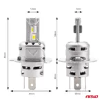 Amio - ΛΑΜΠΕΣ LED H4 10-16V 72W 6.500K 7920lm CANBUS (ΑΝΕΜΙΣΤΗΡΑΚΙ) X2 SERIES - 2ΤΕΜ. (02972/AM) - Image 3