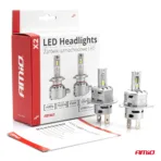 Amio - ΛΑΜΠΕΣ LED H4 10-16V 72W 6.500K 7920lm CANBUS (ΑΝΕΜΙΣΤΗΡΑΚΙ) X2 SERIES - 2ΤΕΜ. (02972/AM) - Image 5