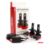 Amio - ΛΑΜΠΕΣ LED H4 10-16V 90W 6.500K 9900lm CAN BUS (ME ΑΝΕΜΙΣΤΗΡΑΚΙ) X3 SERIES - 2ΤΕΜ. (02979/AM) - Image 8