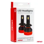 Amio - ΛΑΜΠΕΣ LED H7 9-16V 90W 6.500K 9900lm CAN BUS (ME ΑΝΕΜΙΣΤΗΡΑΚΙ) X3 SERIES - 2ΤΕΜ. (02980/AM) - Image 7