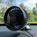 Amio - ΑΝΕΜΙΣΤΗΡΑΣ 12V 6'' (15,2cm) ΜΕ ΦΙΣ ΑΝΑΠΤΗΡΑ 2 ΤΑΧΥΤΗΤΩΝ & ΒΕΝΤΟΥΖΑ PRO SERIES - 1 TEM. (03003/AM) - Image 2