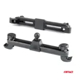 Amio - ΑΝΕΜΙΣΤΗΡΑΣ ΔΙΠΛΟΣ 12V 2χ4''(10,8cm) ΜΕ ΦΙΣ ΑΝΑΠΤΗΡΑ 2 ΤΑΧΥΤΗΤΩΝ & ΣΤΗΡΙΞΗ ΣΤΟ ΠΡΟΣΚΕΦΑΛΟ - 1 TEM. (03008/AM) - Image 4