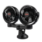 Amio - ΑΝΕΜΙΣΤΗΡΑΣ ΔΙΠΛΟΣ 12V 2χ4''(10,8cm) ΜΕ ΦΙΣ ΑΝΑΠΤΗΡΑ/2 ΤΑΧΥΤΗΤΩΝ/ ΜΕ ΒΕΝΤΟΥΖΑ PRO SERIES - 1 TEM. (03010/AM)