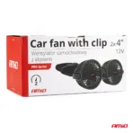 Amio - ΑΝΕΜΙΣΤΗΡΑΣ ΔΙΠΛΟΣ 12V 2χ4''(10,8cm) ΜΕ ΦΙΣ ΑΝΑΠΤΗΡΑ/2 ΤΑΧΥΤΗΤΩΝ/ ΜΕ ΜΑΝΤΑΛΑΚΙ PRO SERIES - 1 TEM. (03012/AM) - Image 6