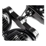 Amio - ΑΝΕΜΙΣΤΗΡΑΣ ΔΙΠΛΟΣ 24V 2χ4''(10,8cm) ΜΕ ΦΙΣ ΑΝΑΠΤΗΡΑ/2 ΤΑΧΥΤΗΤΩΝ/ ΜΕ ΜΑΝΤΑΛΑΚΙ PRO SERIES - 1 ΤΕΜ. (03013/AM) - Image 2