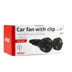 Amio - ΑΝΕΜΙΣΤΗΡΑΣ ΔΙΠΛΟΣ 24V 2χ4''(10,8cm) ΜΕ ΦΙΣ ΑΝΑΠΤΗΡΑ/2 ΤΑΧΥΤΗΤΩΝ/ ΜΕ ΜΑΝΤΑΛΑΚΙ PRO SERIES - 1 ΤΕΜ. (03013/AM) - Image 5