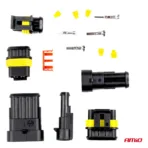 Amio - ΦΙΣ & ΒΥΣΜΑΤΑ ΚΑΛΩΔΙΩΝ 6 ΤΥΠΩΝ 12/24V ΑΡΣΕΝΙΚΑ ΚΑΙ ΘΗΛΥΚΑ ΣΕΤ - 352 ΤΕΜ. (03035/AM) - Image 3
