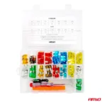Amio - ΑΣΦΑΛΕΙΕΣ STANDARD/MICRO ΜΕ ΔΟΚΙΜΑΣΤΙΚΟ ΚΑΤΣΑΒΙΔΙ 6-24V & ΕΡΓΑΛΕΙΟ ΑΦΑΙΡΕΣΗΣ SET - 150 ΤΕΜ. (03037/AM) - Image 3