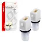 Amio - ΦΙΣΑ/ΠΡΙΖΑ 12/24V 2 ΕΠΑΦΩΝ ΓΙΑ ΛΑΜΠΕΣ T10 /W5W/ W3W /W16W ΧΩΡΙΣ ΚΑΛΩΔΙΟ - 2 ΤΕΜ. (03047/AM)