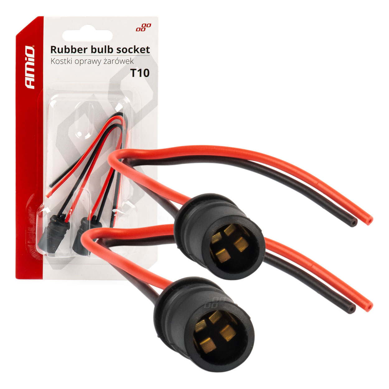 Amio - ΦΙΣΑ 12/24V ΓΙΑ ΛΑΜΠΕΣ T10/ W5W/ W3W/ W16W ME ΚΑΛΩΔΙΟ - 2 ΤΕΜ. (03048/AM) Amio - ΦΙΣΑ 12/24V ΓΙΑ ΛΑΜΠΕΣ T10/ W5W/ W3W/ W16W ME ΚΑΛΩΔΙΟ - 2 ΤΕΜ. (03048/AM) - Image 1