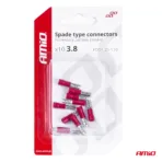 Amio - ΦΙΣΑΚΙΑ ΘΗΛΥΚΑ ΚΟΚΚΙΝΑ FDD1 1,25-110 /10A/ 3,8mm ΑΜΟ - 10 ΤΕΜ. (03060/AM) - Image 4