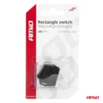 Amio - ΔΙΑΚΟΠΤΗΣ ON/OFF 2 ΕΠΑΦΩΝ 12V 20A 10mm x 26mm ΜΑΥΡΟΣ - 1 ΤΕΜ. (03081/AM) - Image 5