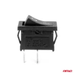 Amio - ΔΙΑΚΟΠΤΗΣ ON/OFF 3 ΕΠΑΦΩΝ 12V 20A 12mm x 19mm ΜΑΥΡΟΣ - 1 ΤΕΜ. (03082/AM) - Image 3