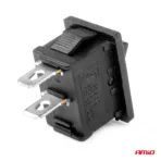 Amio - ΔΙΑΚΟΠΤΗΣ ON/OFF 3 ΕΠΑΦΩΝ 12V 20A 12mm x 19mm ΜΑΥΡΟΣ - 1 ΤΕΜ. (03082/AM) - Image 4