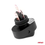 Amio - ΔΙΑΚΟΠΤΗΣ ON/OFF 3 ΕΠΑΦΩΝ ΜΕ LED ΚΙΤΡΙΝΟ 12/24V Φ12mm 30A ΜΕ ΣΠΕΙΡΩΜΑ ΟΒΑΛ - 1 ΤΕΜ. (03088/AM) - Image 4