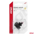 Amio - ΔΙΑΚΟΠΤΗΣ ON/OFF 3 ΕΠΑΦΩΝ ΜΕ LED ΚΙΤΡΙΝΟ 12/24V Φ12mm 30A ΜΕ ΣΠΕΙΡΩΜΑ ΟΒΑΛ - 1 ΤΕΜ. (03088/AM) - Image 6