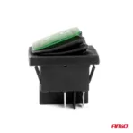 Amio - ΔΙΑΚΟΠΤΗΣ ON/OFF 4 ΕΠΑΦΩΝ 20A 12/24V ΠΡΑΣΙΝΟΣ ΦΩΤΙΣΜΟΣ ΟΡΘΟΓΩΝΙΟΣ - 1 ΤΕΜ. (03090/AM) - Image 3