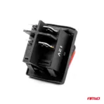 Amio - ΔΙΑΚΟΠΤΗΣ ON/OFF 4 ΕΠΑΦΩΝ 20A 12/24V ΚΟΚΚΙΝΟΣ ΦΩΤΙΣΜΟΣ ΟΡΘΟΓΩΝΙΟΣ - 1 ΤΕΜ. (03092/AM) - Image 4