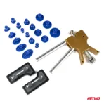 Amio - KIT ΕΠΙΣΚΕΥΗΣ ΛΑΜΑΡΙΝΑΣ (ΑΜΑΞΩΜΑ ΟΧΗΜΑΤΟΣ) ΑΠΟ ΛΑΚΟΥΒΕΣ DIY DENT REPAIR KIT ΜΕ 18 ΑΝΤΑΠΤΟΡΕΣ - 19 TEM. (03137/AM) - Image 4