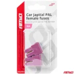 Amio - ΑΣΦΑΛΕΙΕΣ JapVal PAL ΘΗΛΥΚΕΣ 30A ΣΕ ΡΟΖ ΧΡΩΜΑ - 2 Τεμ. (03389/AM) - Image 3