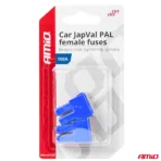 Amio - ΑΣΦΑΛΕΙΕΣ JapVal PAL ΘΗΛΥΚΕΣ 100A ΣΕ ΜΠΛΕ ΧΡΩΜΑ - 2 Τεμ. (03395/AM) - Image 3