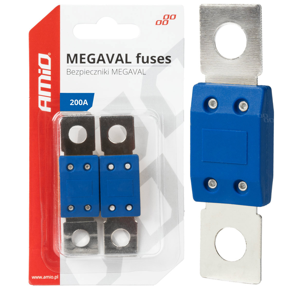 Amio - ΑΣΦΑΛΕΙΕΣ MEGAVAL 200A - 2 Τεμ. (03467/AM) Amio - ΑΣΦΑΛΕΙΕΣ MEGAVAL 200A - 2 Τεμ. (03467/AM) - Image 1