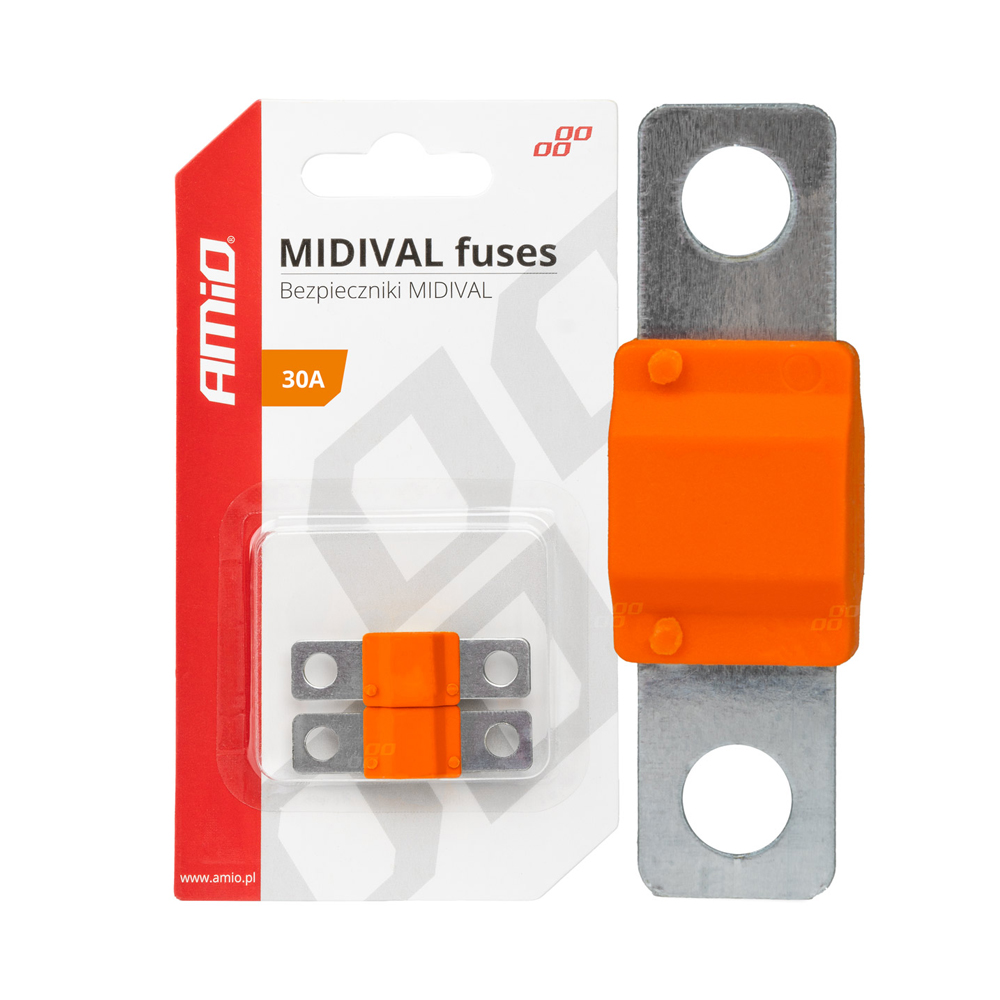 Amio - ΑΣΦΑΛΕΙΕΣ MIDIVAL 30A - 2 Τεμ. (03473/AM) Amio - ΑΣΦΑΛΕΙΕΣ MIDIVAL 30A - 2 Τεμ. (03473/AM) - Image 1