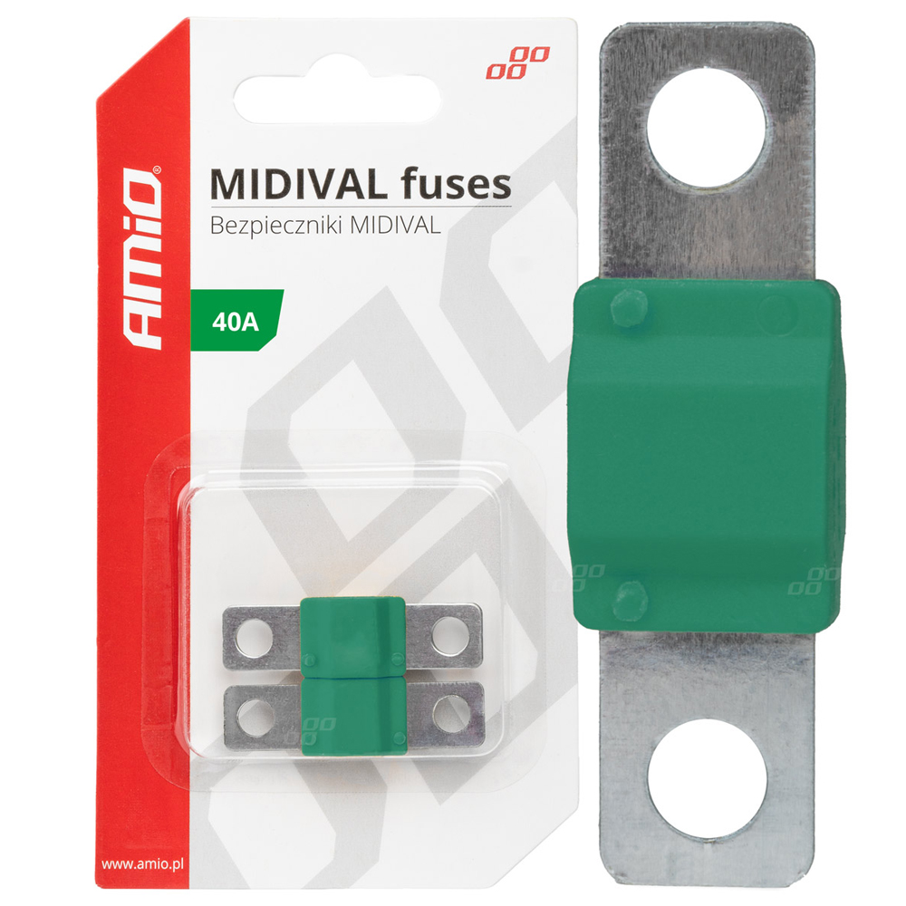 Amio - ΑΣΦΑΛΕΙΕΣ MIDIVAL 40A - 2 Τεμ. (03474/AM) Amio - ΑΣΦΑΛΕΙΕΣ MIDIVAL 40A - 2 Τεμ. (03474/AM) - Image 1