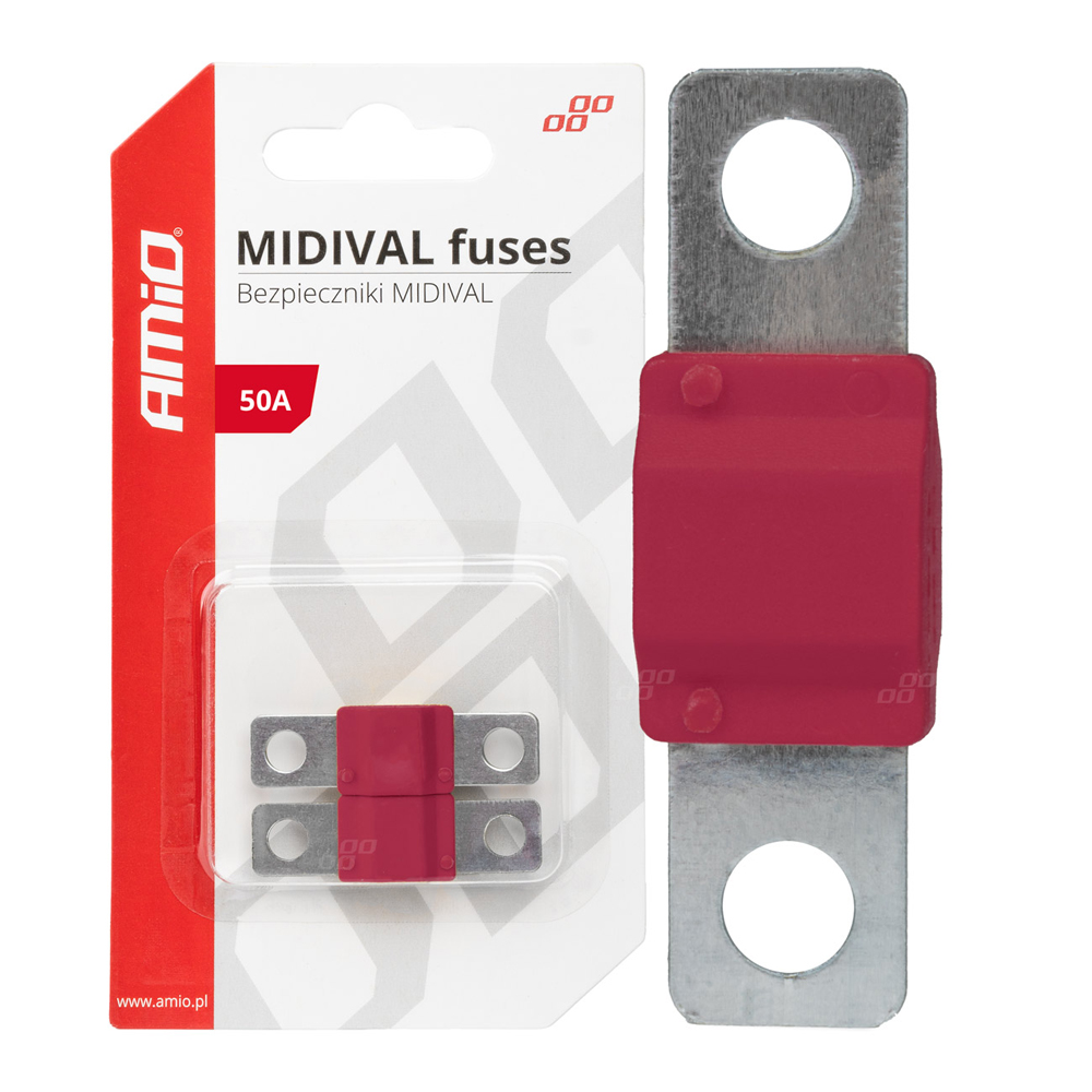 Amio - ΑΣΦΑΛΕΙΕΣ MIDIVAL 50A - 2 Τεμ. (03475/AM) Amio - ΑΣΦΑΛΕΙΕΣ MIDIVAL 50A - 2 Τεμ. (03475/AM) - Image 1