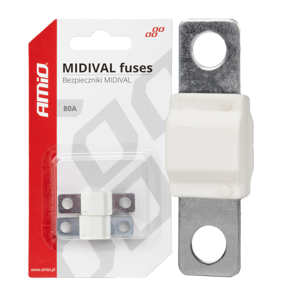 Amio - ΑΣΦΑΛΕΙΕΣ MIDIVAL 80A - 2 Τεμ. (03478/AM) Amio - ΑΣΦΑΛΕΙΕΣ MIDIVAL 80A - 2 Τεμ. (03478/AM) - Image 1