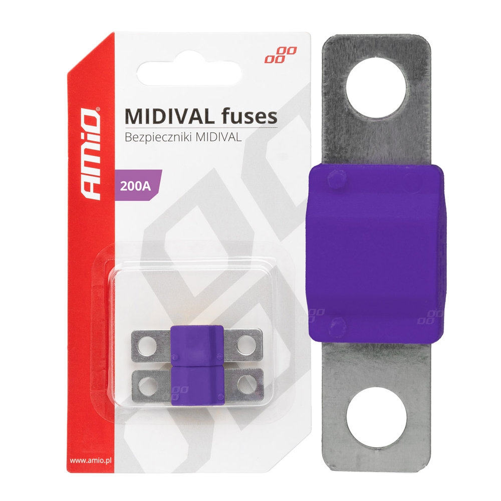 Amio - ΑΣΦΑΛΕΙΕΣ MIDIVAL 200A - 2 Τεμ. (03482/AM) Amio - ΑΣΦΑΛΕΙΕΣ MIDIVAL 200A - 2 Τεμ. (03482/AM) - Image 1