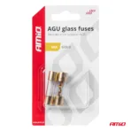Amio - ΑΣΦΑΛΕΙΕΣ ΓΥΑΛΙΝΕΣ AGU AGU 60A 38x10,3mm - 2 ΤΕΜ. (03487/AM) - Image 3