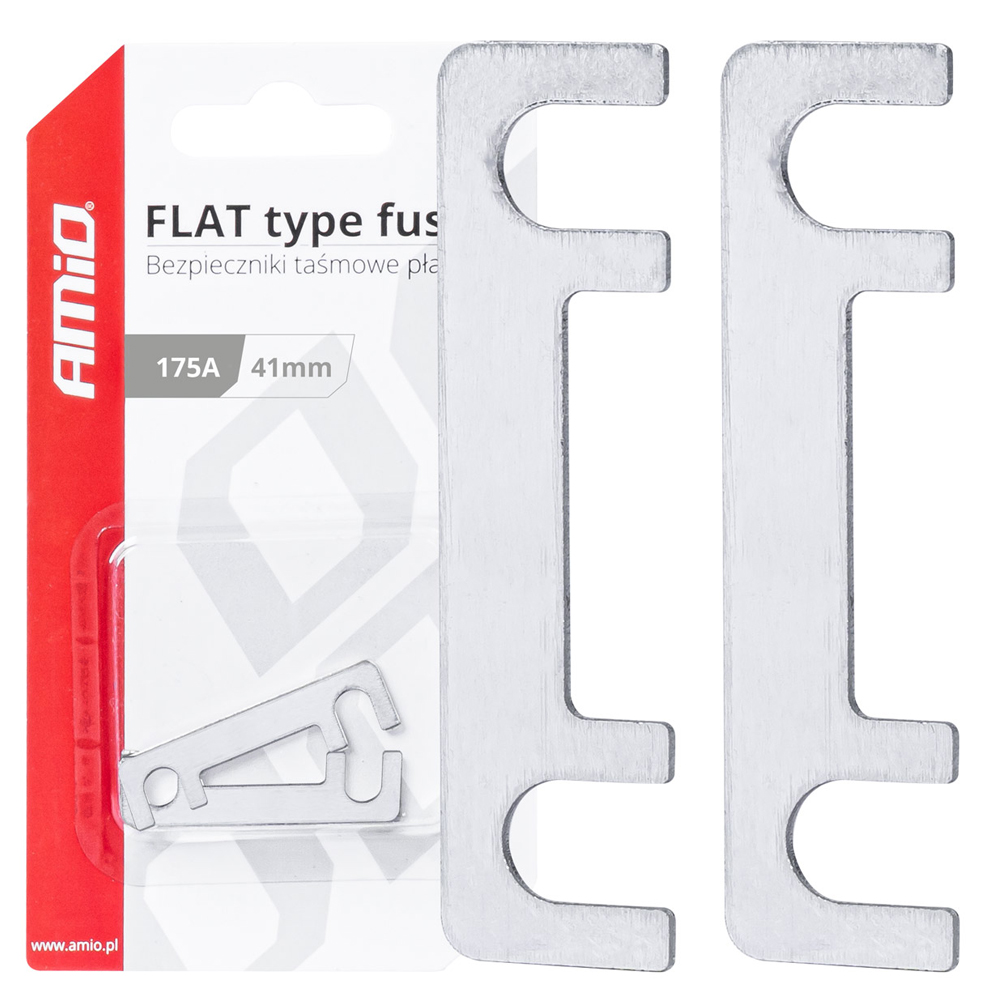 Amio - ΑΣΦΑΛΕΙΕΣ FLAT 41mm 175A - 2 Τεμ. (03496/AM) Amio - ΑΣΦΑΛΕΙΕΣ FLAT 41mm 175A - 2 Τεμ. (03496/AM) - Image 1