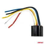 Amio - ΡΕΛΕ ΜΕ ΚΑΛΩΔΙΩΣΗ 12V 40A 5 ΕΠΑΦΩΝ ΓΙΑ ΑΥΤΟΜΑΤΑ ΦΩΤΑ ΗΜΕΡΑΣ/ΣΥΝΑΓΕΡΜΟ ΑΥΤΟΚΙΝΗΤΟΥ/ΚΛΕΙΔΑΡΙΑ ΑΝΑΦΛΕΞΗΣ - 1 TEM. (03510/AM) - Image 3