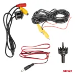 Amio - ΚΑΜΕΡΑ ΟΠΙΣΘΟΠΟΡΕΙΑΣ 12V 720pHD ΜΕ ΡΥΘΜΙΣΗ ΚΛΙΣΗΣ ΣΤΡΟΓΓΥΛΗ HD-340 - 1 TEM. (03536/AM) - Image 2
