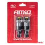 Amio - ΛΑΜΠΑΚΙΑ T15 W16W 12/24V 6.000K 4xSMD LED CAN-BUS ΛΕΥΚΟ 2016 PRO SERIES - 2 Τεμ. (03578/AM) - Image 3