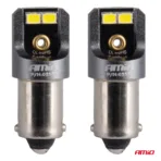 Amio - ΛΑΜΠΑΚΙΑ T4W BA9s 12/24V 6.000K 4xSMD LED CAN-BUS ΛΕΥΚΟ 2016 PRO SERIES - 2 Τεμ. (03579/AM) - Image 2