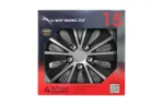Amio - ΤΑΣΙΑ 15" RAPIDE NC SILVER BLACK - ΣΕΤ 4 ΤΕΜ. ΣΕ ΚΟΥΤΙ (0358/AM) - Image 2