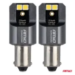 Amio - ΛΑΜΠΕΣ T4W BA9s 12/24V 6.000K 4xSMD LED FULL CAN-BUS ΛΕΥΚΟ 3030 PRO SERIES - 2 ΤΕΜ. (03582/AM) - Image 2