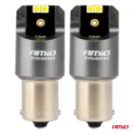 Amio - ΛΑΜΠΕΣ LED CAN-BUS P21W BA15S 12/24V 6.000K 4xSMD ΛΕΥΚΟ PRO SERIES - 2 ΤΕΜ. (03583/AM) - Image 2