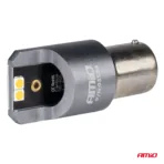 Amio - ΛΑΜΠΕΣ LED CAN-BUS PΥ21W BAU15S 12/24V 6.000K 4xSMD ΠΟΡΤΟΚΑΛΙ PRO SERIES - 2 ΤΕΜ. (03584/AM) - Image 3