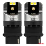 Amio - ΛΑΜΠΕΣ P27W 12/24V 6.000K 4SMD LED CAN-BUS ΛΕΥΚΑ PRO SERIES - 2 ΤΕΜ. (03587/AM) - Image 2